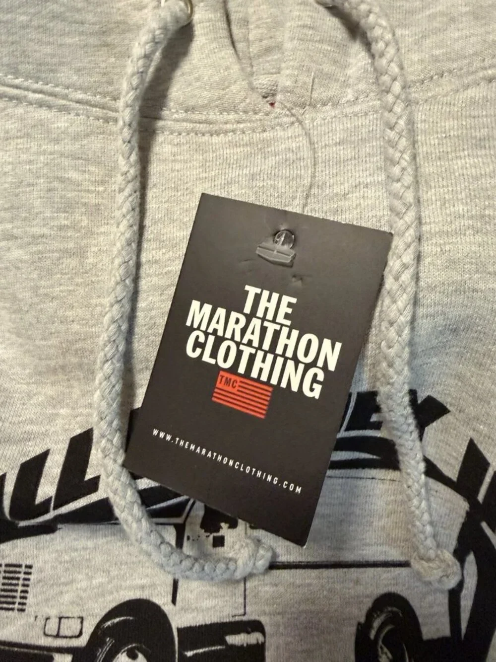 The Marathon Clothing Hoodie Men Small All Money In Records Nipsey Hussle NWT - Picture 8 of 8